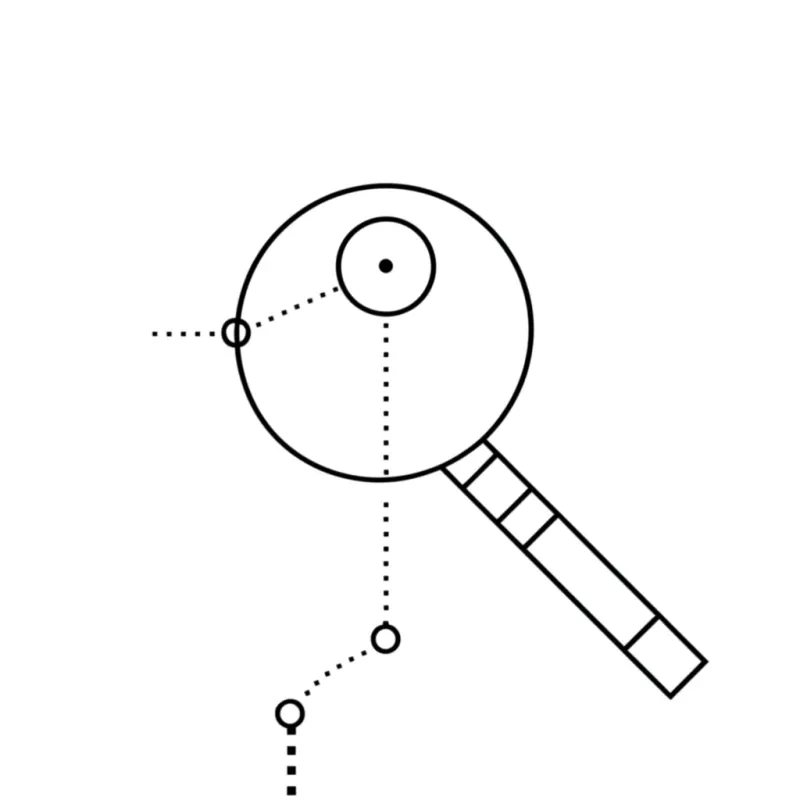 CLI details magnified with a search icon